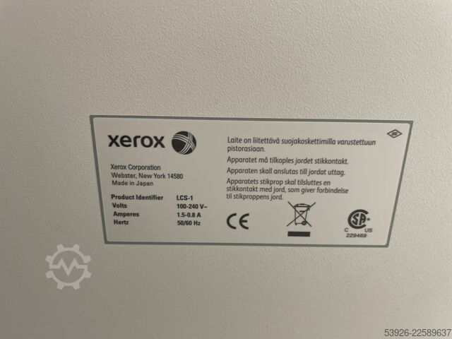 Impressora digital Xerox Versant 180 only 353.000 clicks incl. Fiery, booklet, stacker