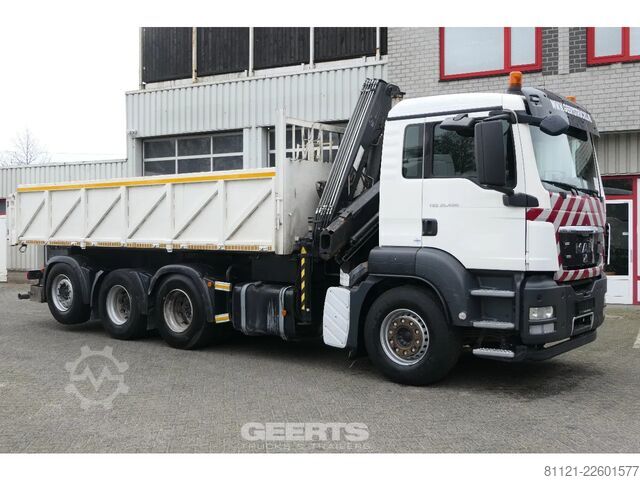 Sklápěč s jeřábem MAN TGS 35.400 | 8X4 | HIAB 144 BS-3 DUO + Remote C...