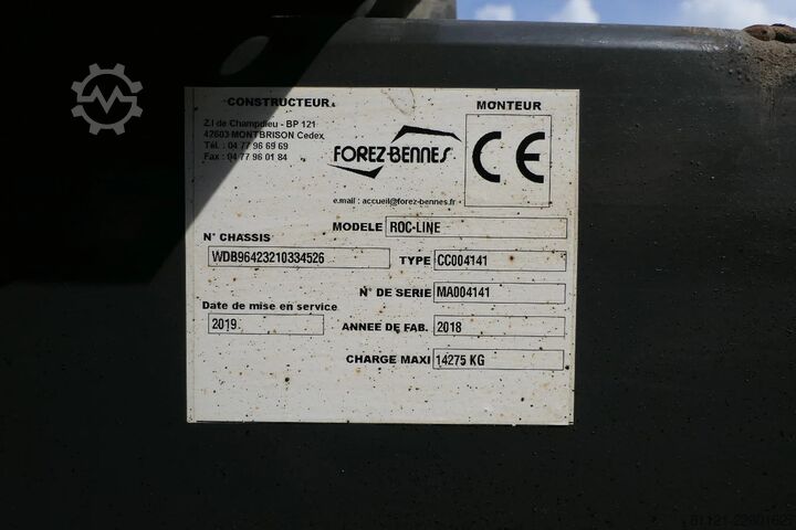 Avfallsbil Mercedes-Benz Arocs 4151 | 8X6 | Voith Retarder | 250470Km | ...