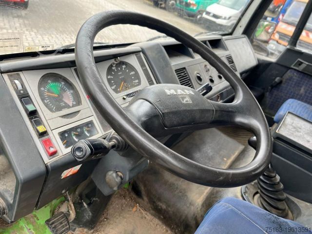 Driezijdige kipper bestelwagen MAN LE 8.180 K 2-Achs Kipper Doppelkabine Meiller