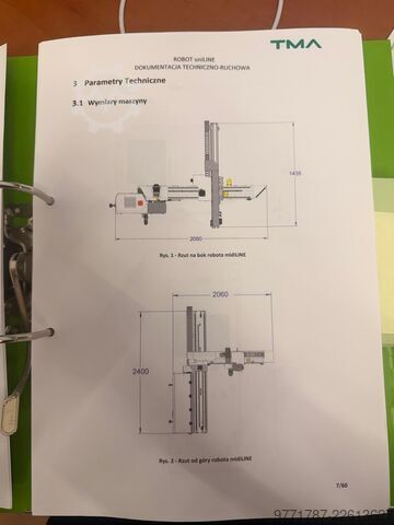 Sæt med MIDI LINE + UNI LINE IML robotter TMA Automation sp. z o.o MIDI LINE + UNI LINE (IML)