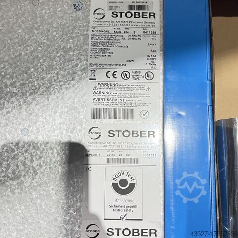 Elektronika / PLC vezérlés STÖBER MDS5040A/L - NEU