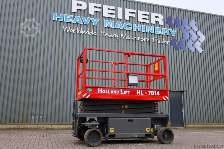 Scissor lift Holland Lift Ecostar HL-7814 Electric, 10m Working Height, 450k