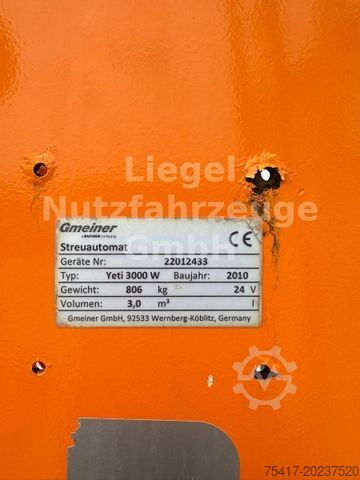 Üç taraflı damperli kamyon  Streuautomat Gmeiner Yeti 3000 W