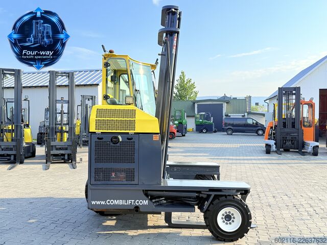 Dört yollu forklift Combilift C3000XL GAS DUPLEX 4550 FORK POSITIONER
