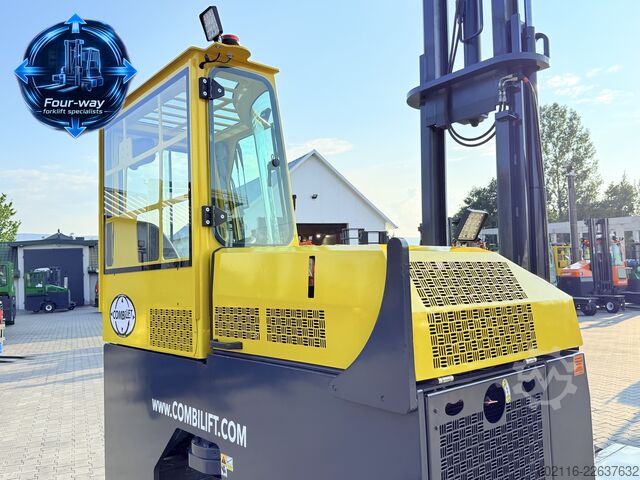Dört yollu forklift Combilift C3000XL GAS DUPLEX 4550 FORK POSITIONER