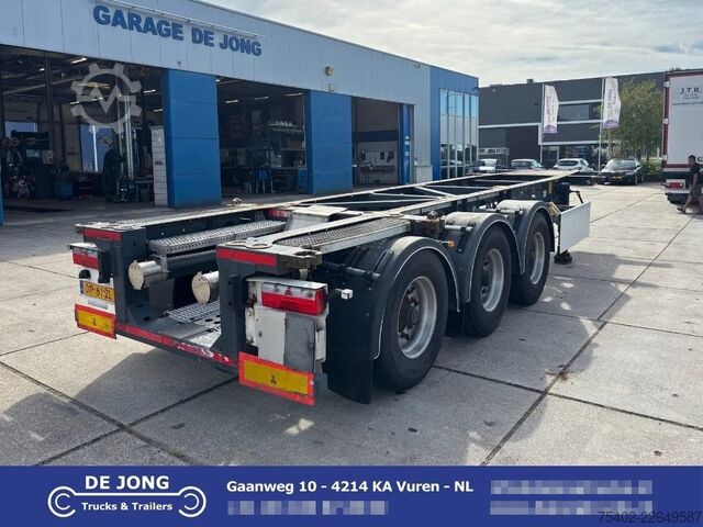 Konténerszállítás LAG O-3-CC / Tank Chassis 20-30FT / BPW + Disc