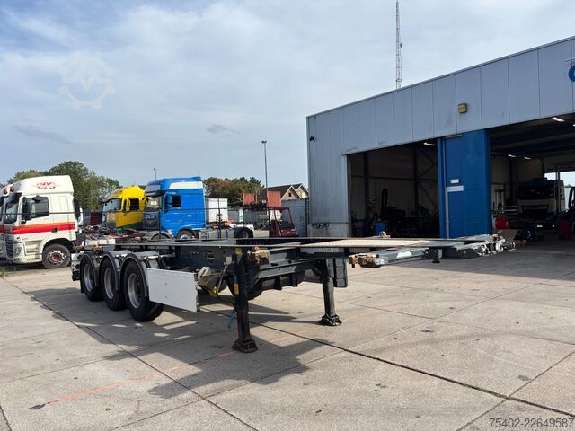 Konténerszállítás LAG O-3-CC / Tank Chassis 20-30FT / BPW + Disc