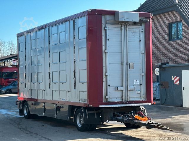 Hästtransportsläp MENKE-JANZEN DA20 4.Stock m. Aggregat Hubdach Tränke Rampe