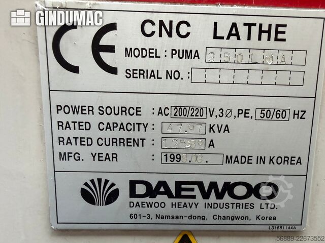 DAEWOO Puma 350 LMA DAEWOO Puma 350 LMA
