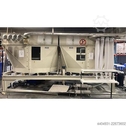 Dublu siloz de făină second-hand, capacitate 3.000 kg Shick Esteve TYPE JE 2500