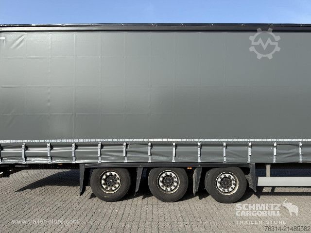 Brandalı açık yarı römork Schmitz Cargobull Curtainsider Mega Getränke