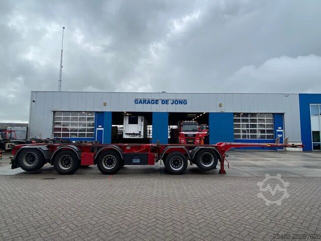 Transporte de contentores Broshuis 2 Connect 5 AKCC / 5 Axles / 3x Steering / 3x L...