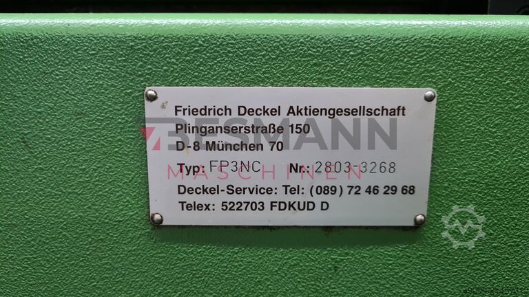 Fræsemaskine DECKEL FP3NC