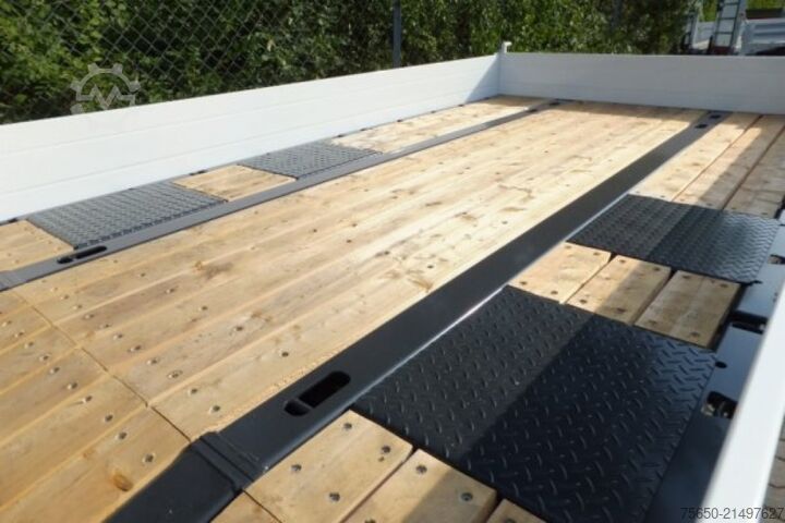 Remolque de plataforma baja Möslein TTT 13- 5,28 Weiß  Neuer 13 t Tandemtieflader