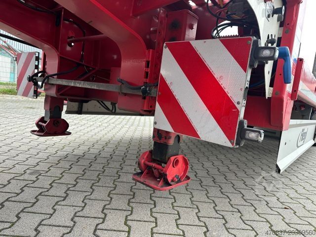 Alacsony rakfelületű félpótkocsi FLIEGL SDS 470 / hydr Hubbett / Seilwinde