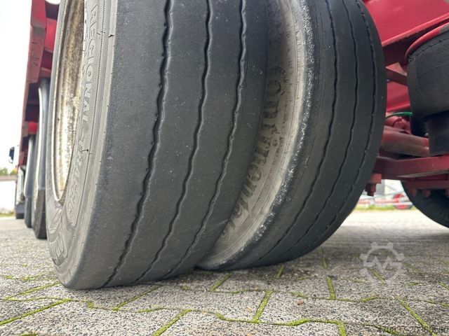 Alacsony rakfelületű félpótkocsi FLIEGL SDS 470 / hydr Hubbett / Seilwinde