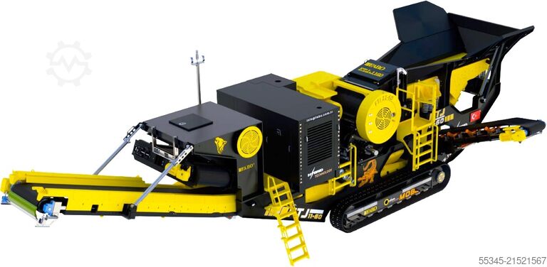 Drticí zařízení FABO Jaw Crusher hard stone crushing machine 100-250 t/h