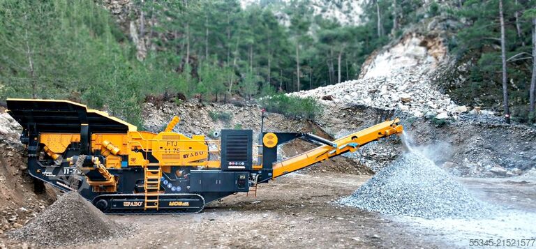 Drticí zařízení FABO Mobile Crushing Plant Mobile Tracked Jaw Crusher FTJ-1175