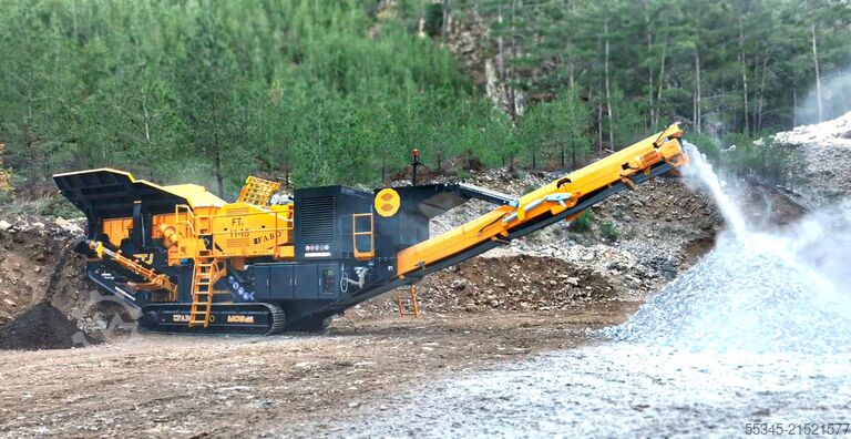 Drticí zařízení FABO Mobile Crushing Plant Mobile Tracked Jaw Crusher FTJ-1175