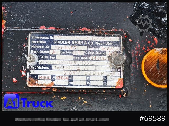 Tanker semitrailer HENDRICKS,GOCH Stadler  32m³ Pumpe Gülle Sickerwasser