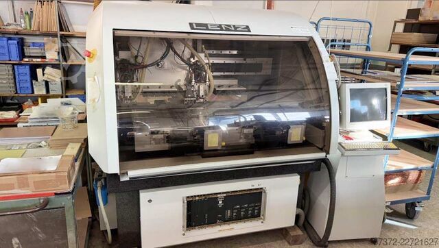 CNC-printplaat boor- en freesmachines Pluritec / Schmoll / Lenz Multistation V3/A-System 1 Twin/G650-4/GX-460/2/DLG 550-2 AL