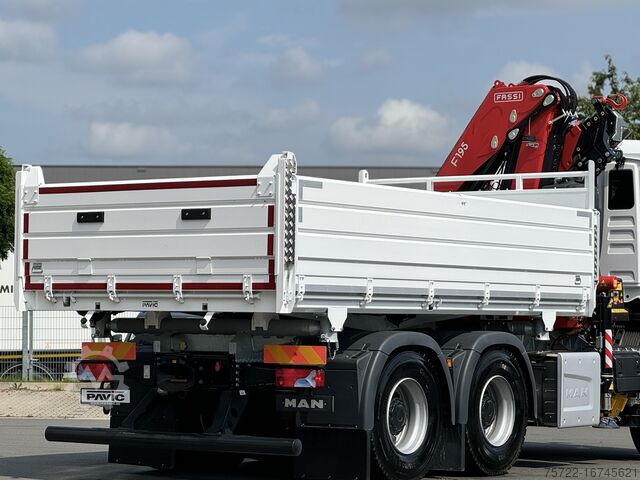 Driewegkiepwagen MAN TGS 26.480 6x4 Krankipper Fassi SOFORT