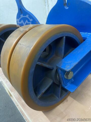 4 db konténergörgő ISO-konténerhez, konténer alváz; konténergörgők, tengeri konténer kerékszett, vermutlich HAACON 