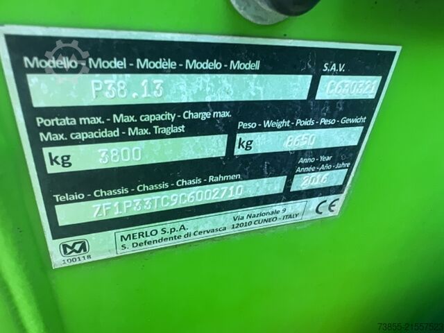 Τηλεσκοπικός χειριστής Merlo P38.13