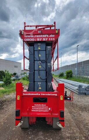 Scherenarbeitsbühne Magni ES3214E 32m Elektro mit Stützen