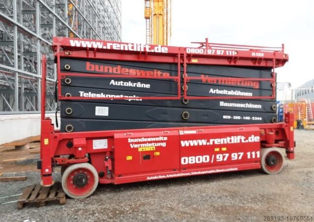 Scherenarbeitsbühne Magni ES3214E 32m Elektro mit Stützen