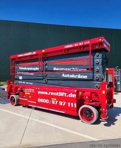 Scherenarbeitsbühne Magni ES3214E 32m Elektro mit Stützen