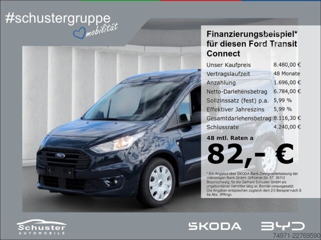 Furgão de painéis Ford Transit Connect Kasten L1 1.5D*AHK Klima Regale