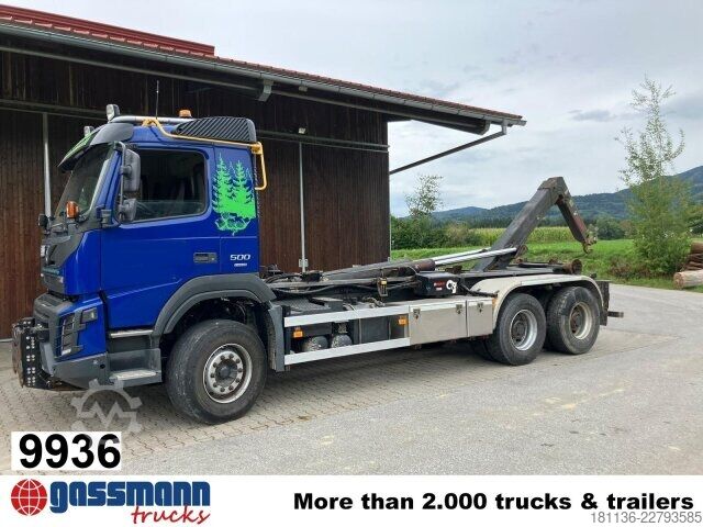 Camion scarrabile Volvo FMX 500 6x4, Multlilift Abrollanlage XR 21 S Widi