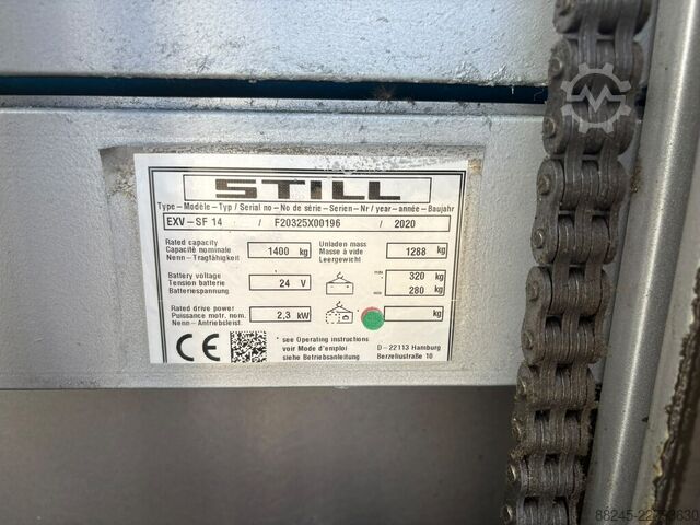 VS-23067 Stoccatore elettrico triplex Still 5316mm STILL EXV SF 14