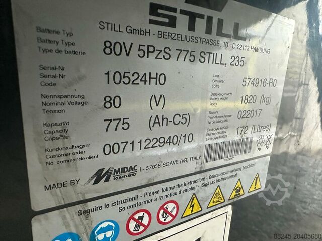 VS-22455 Chariot élévateur électrique triple mât pour conteneurs Still RX60-35 STILL RX60-35