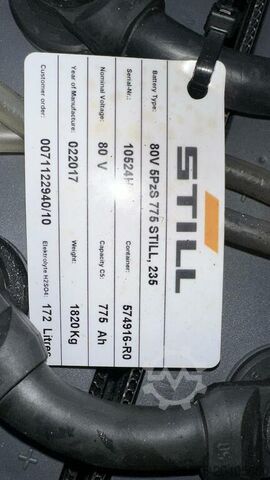 VS-22455 Chariot élévateur électrique triple mât pour conteneurs Still RX60-35 STILL RX60-35