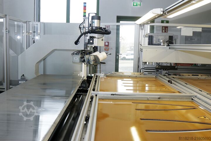 CNC rotaciona glava šivaće mašine PFAFF-KSL KSL110 - CNC-Drehkopf Nähanlage 2500x800