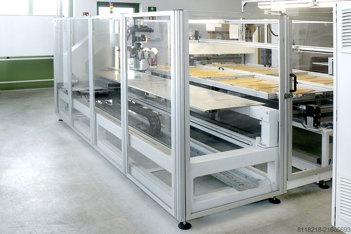 CNC rotaciona glava šivaće mašine PFAFF-KSL KSL110 - CNC-Drehkopf Nähanlage 2500x800