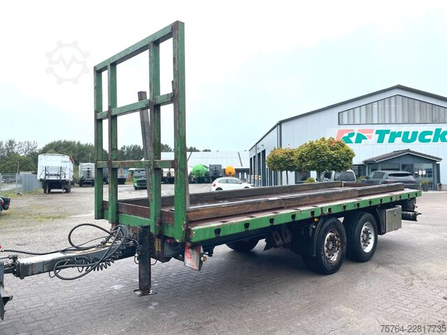 Open trailer  7,25m Wilken Pritschenanhänger / Tandem
