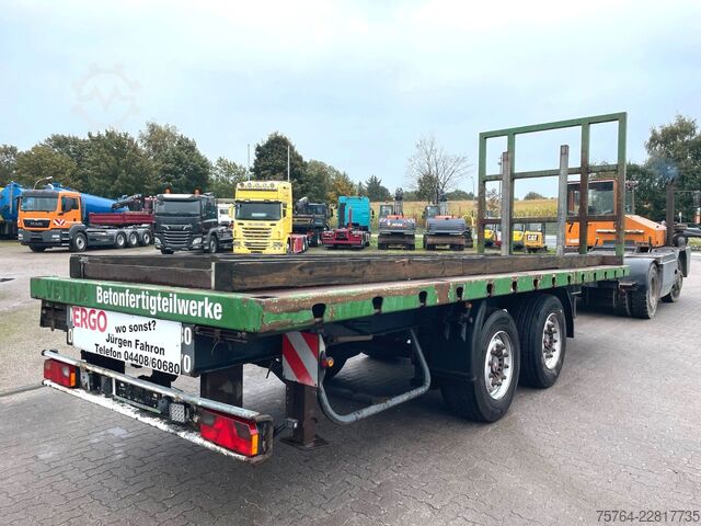 Open trailer  7,25m Wilken Pritschenanhänger / Tandem