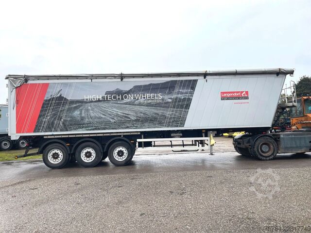 Tiptrailer LANGENDORF ca. 61m³ Kippauflieger / Kombitür / Alufelgen