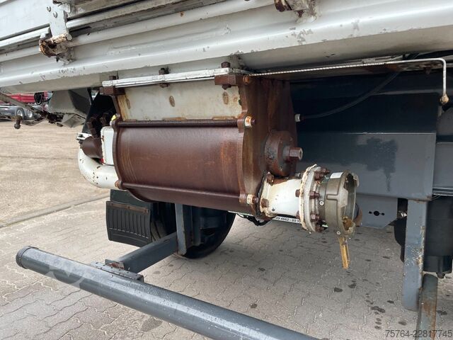 Tipper semitrailer KEMPF ca. 50m³ 2-Seiten Kombikipper/Schleuse/Alufelgen