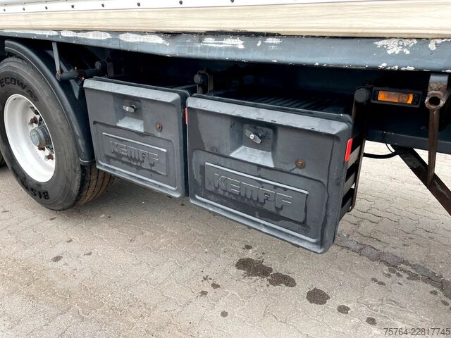 Tipper semitrailer KEMPF ca. 50m³ 2-Seiten Kombikipper/Schleuse/Alufelgen