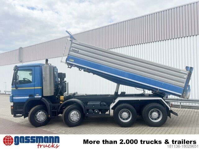 Billenő teherautó Mercedes-Benz Actros MP 3, 3241/8x4, Alukipper Bordmatik,
