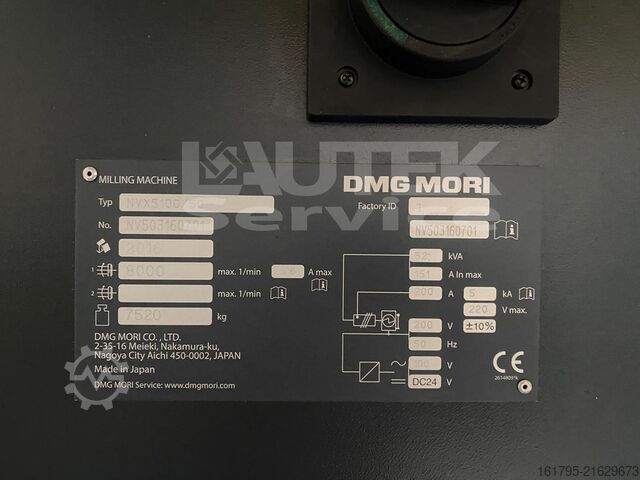 Centro de maquinagem universal DMG MORI NVX 5100/50