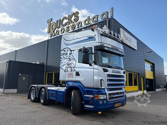 Standaard trekker Scania R 620 A 6X2/4 + SHOWTRUCK + FULL OPTION V8 + 2x...