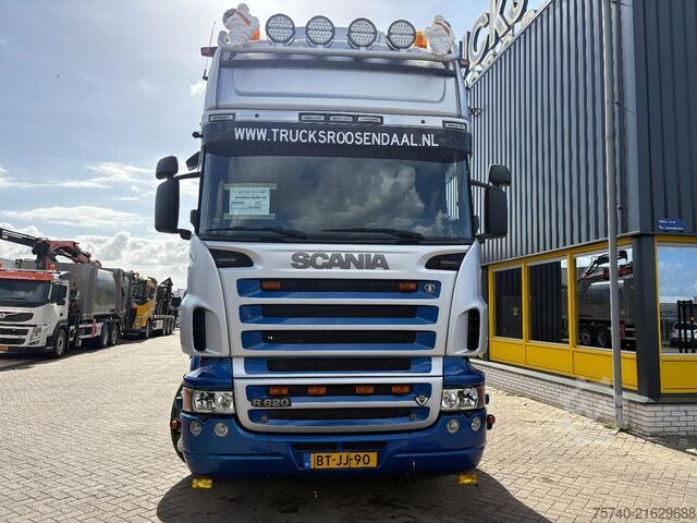 Standaard trekker Scania R 620 A 6X2/4 + SHOWTRUCK + FULL OPTION V8 + 2x...