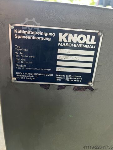 Sistema de filtración Knoll PF100  