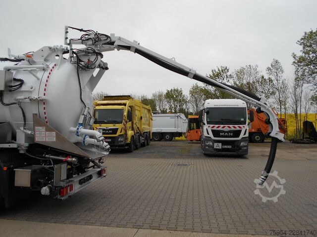 Camión cisterna de vacío Mercedes-Benz Actros 2543 L 6x2 / Faros 14/1 piston